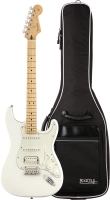 Fender Player Stratocaster HSS MN Polar White Gigbag Set