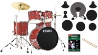 Tama ST50H5-CDS Stagestar Drumkit Candy Red Sparkle Set