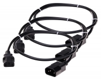 3x Set Pronomic IECIEC-1,0 câble de connexion rallonge 1,0 m