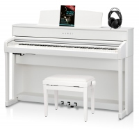 Kawai CA 701 W Digitalpiano Premium Weiß satiniert Set