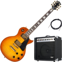 Rocktile Pro L-200OHB E-Gitarre Orange Honey Burst AK20GR Set