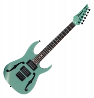Ibanez PGMM21-MGN Paul Gilbert miKro E-Gitarre Metallic Light Green