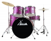 XDrum Set de batería Semi 22" Standard Satin Purple Sparkle (púrpura)