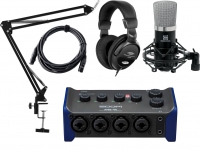 Zoom AMS-44 USB Audio Interface Podcast Set