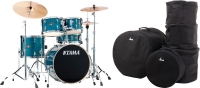 Tama IP50H6W-HLB Imperialstar Drumkit Hairline Blue Set inkl. Gigbags
