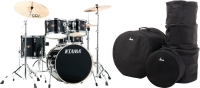 Tama IP50H6W-HBK Imperialstar Drumkit Hairline Black Set inkl. Gigbags