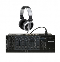 JB Systems MIX 6 USB DJ Mischpult Set