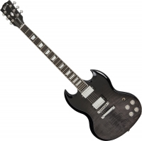 Gibson SG Modern Lefthand Trans Black Fade - 1A Showroom Modell (Zustand: wie neu, in OVP)