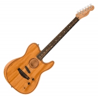 Fender American Acoustasonic Telecaster All-Mahogany Natural - 1A Showroom Modell (Zustand: wie neu, in OVP)