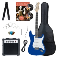 Rocktile Banger's Pack E-Gitarren Set, 8-teilig Blue - Retoure (Zustand: gut)
