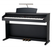 Classic Cantabile DP-50 SM Digital Piano Black Matt with Lamp Set