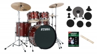 Tama RM52KH6-RDS Rhythm Mate Drumkit Red Stream Set