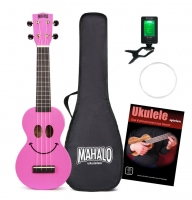 Mahalo U-Smile Serie Sopran-Ukulele Pink Set