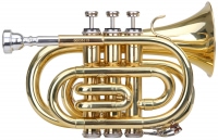 Classic Cantabile Brass TT-400 Bb Pocket Trumpet Brass