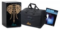 XDrum Design Series Cajon "Elephant" Set con borsa e guida (tedesco)