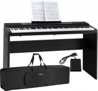 McGrey DK-88 Beginner-Keyboard Set in Stagepiano Optik mit Tasche