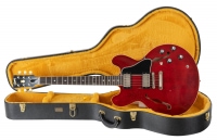 Gibson 1961 ES-335 Reissue Heavy Aged 60s Cherry - 1A Showroom Modell (Zustand: wie neu, in OVP)