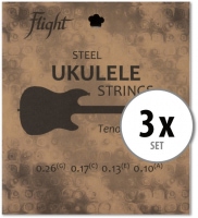 Flight FRST-200 Stahl Saiten für Tenor Ukulele 3x Set