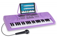 McGrey BK-4910VT Keyboard mit 49 Tasten und Notenhalter Lila - Retoure (Zustand: sehr gut)