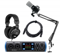 PreSonus Studio 26c USB-C Audio Interface Podcast Set