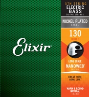 Elixir 15430 Nickel Plated Steel Einzelsaite .130