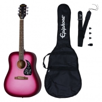 Epiphone Starling Acoustic Player Pack Hot Pink