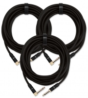 3-Piece SET Pronomic Trendline INST-6S Instrument Cable 6 m black