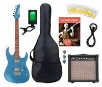 Ibanez GRX120SP-MLM RG Gio E-Gitarre Metallic Light Blue Matte Set