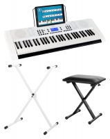 FunKey 61 Edition Pro White SET incl. keyboard stand and bench