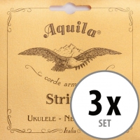 Aquila 7U New Nylgut Saiten für Konzert Ukulele 3x Set