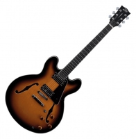 Eko Guitars SA 350 Hollowbody E-Gitarre Sunburst