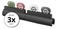 K&M 14510 Plektrumhalter für Mikrofonstativ 3x Set