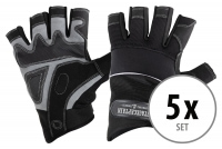 Set of 5 Stagecaptain RGL-0F Rigger Gloves Size L