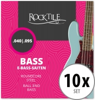 Rocktile Saiten für E-Bass Light 10er Pack