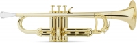 Classic Cantabile MardiBrass Tromba Sib in plastica colore d'oro