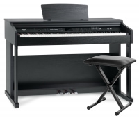 Funkey DP-2688A SM Pianoforte digitale nero Set panca Economy