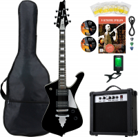 Ibanez PSM10-BK Paul Stanley Signature Gitarre Black Starter Set