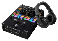 Pioneer DJ DJM-S7 + HDJ-X5-K Schwarz SET