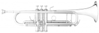 B&S 3143/2-S Challenger II S Bb-Trompete versilbert