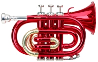 Classic Cantabile Brass TT-400 Bb-Taschentrompete rot - Retoure (Zustand: wie neu)