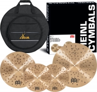 Meinl Pure Alloy Extra Hammered Complete Cymbal Set + Beckentasche