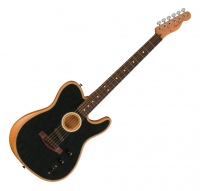 Fender Acoustasonic Player Telecaster Brushed Black - Retoure (Zustand: gut)