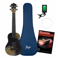 Flight TUC40 GD Mandala Travel Konzert Ukulele Set