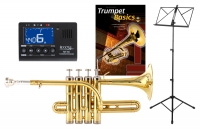Classic Cantabile PT-196 trompeta Piccolo Bb set incl. metrónomo, atril