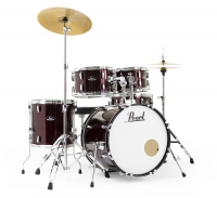 Pearl RS505C/C91 Roadshow Drumset Red Wine