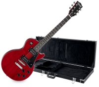 Shaman Element Series SCX-100R Set de guitarra eléctrica Cherry Red con estuche