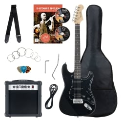 Rocktile Banger's Power Pack E-Gitarren Set, 8-teilig Black Bild 1