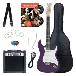 Rocktile Banger's Pack E-Gitarren Set, 8-teilig Purple Bild 1