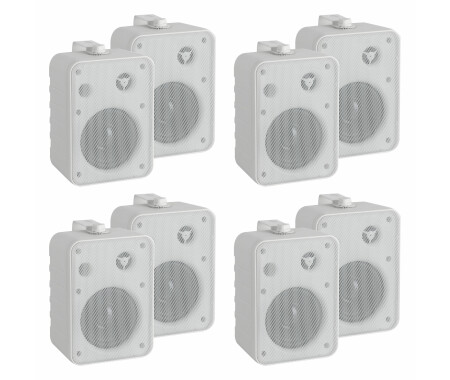 McGrey One Control WH MKIII Lautsprecher 4x Set (8 Stück) Weiß