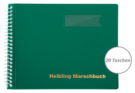 Helbling BMG20 Marschbuch grün 20 Taschen